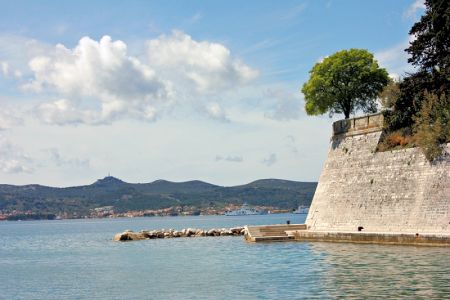 Zadar sea wall, Dalmatia, Croatia