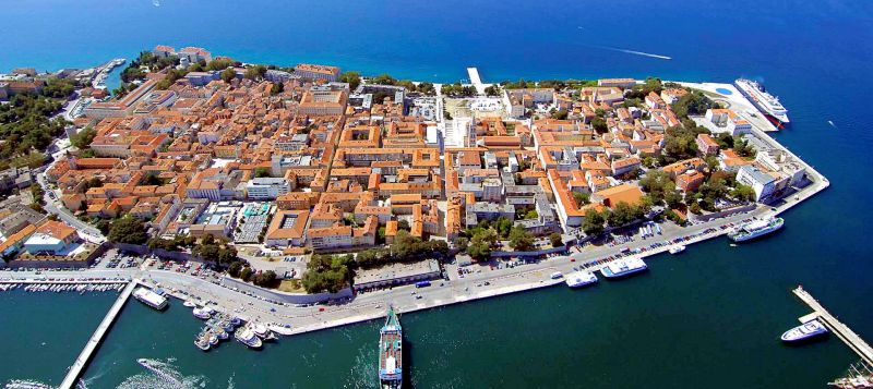 The Town of Zadar, Dalmatia, Croatia