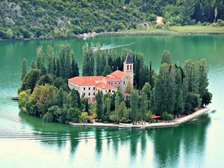 Visovac, Monastery Island, Krka National Park, North Dalmatia