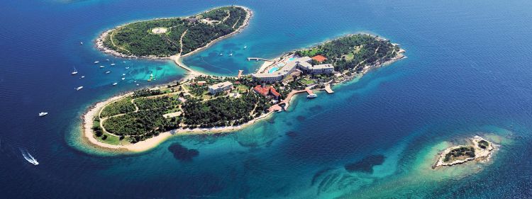 Sveti Andrija - The island of Saint Andrew off the Istrian coast.